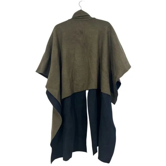 by Anthropologie Split Front Poncho One Size Pre-Loved - Picture 3 of 4